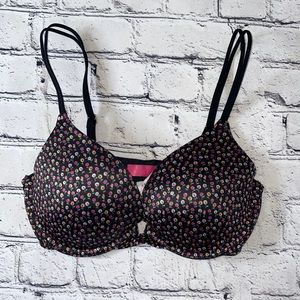 Pink push-up 34C bra